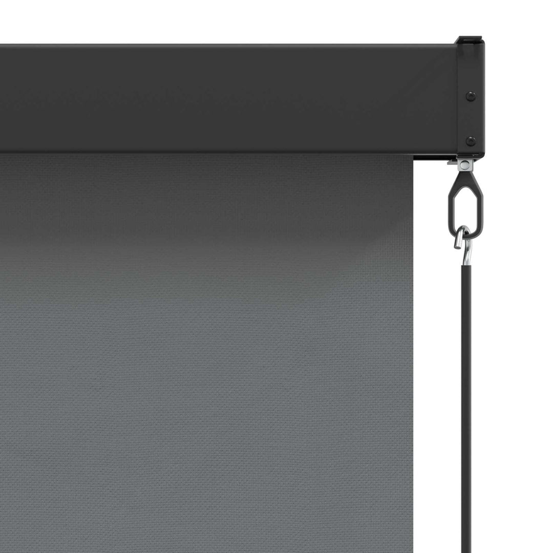 Rullegardin Lysegrå 120 x 250 cm Stof og Aluminium