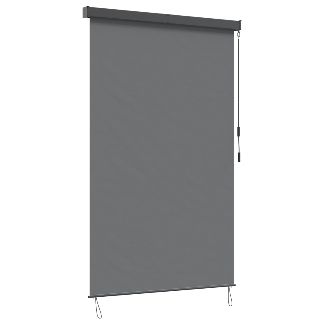 Rullegardin Lysegrå 120 x 250 cm Stof og Aluminium