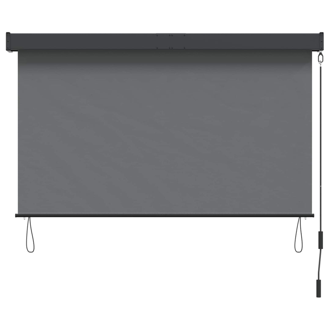 Rullegardin Lysegrå 120 x 250 cm Stof og Aluminium
