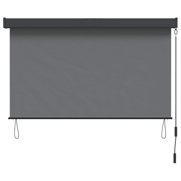 Rullegardin Lysegrå 120 x 250 cm Stof og Aluminium