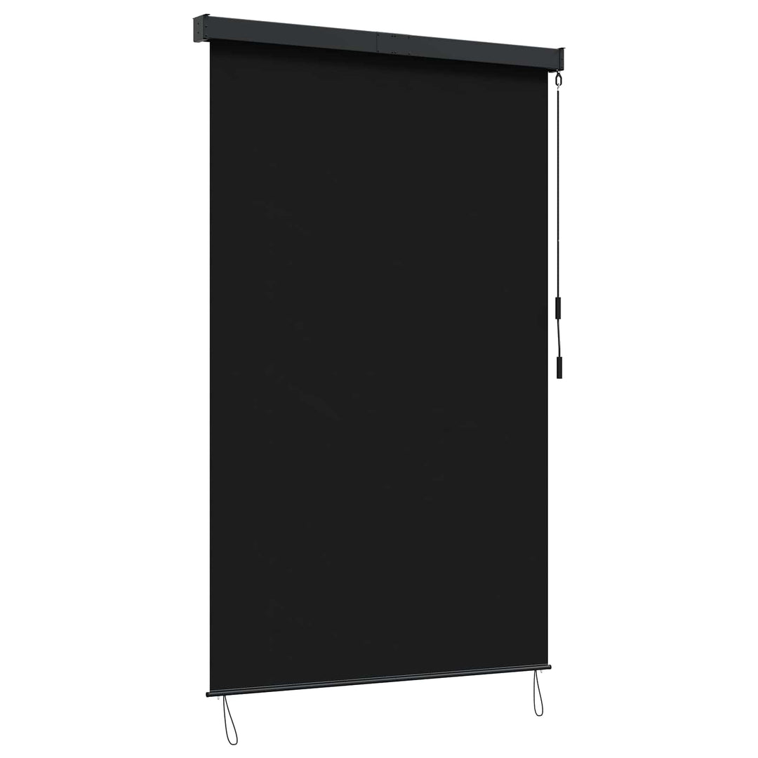 Rullegardin Sort 140 x 250 cm Stof og Aluminium