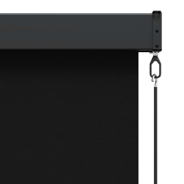 Rullegardin Sort 180 x 250 cm Stof og Aluminium