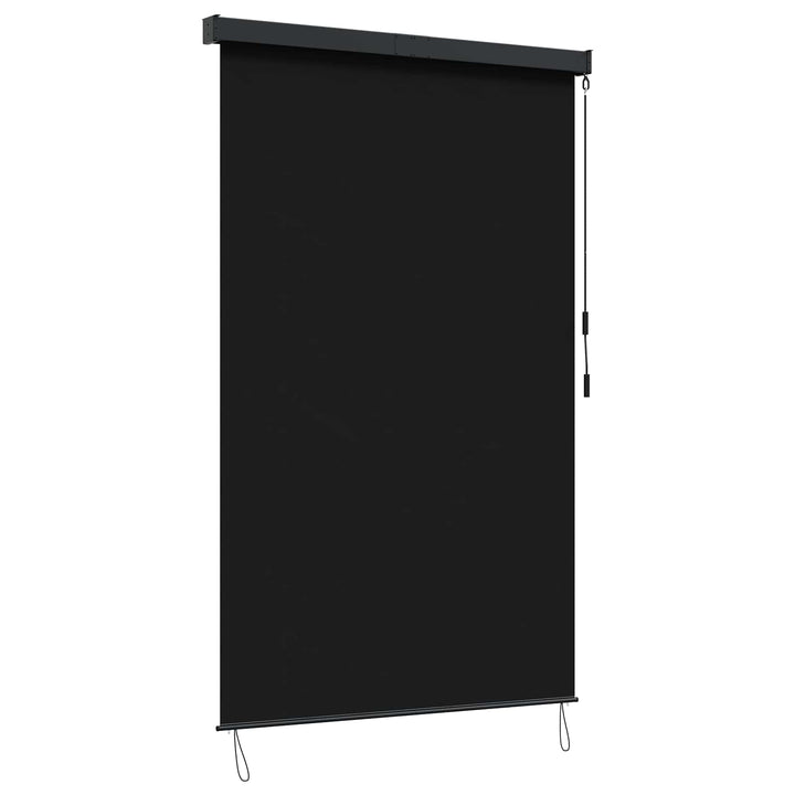 Rullegardin Sort 180 x 250 cm Stof og Aluminium