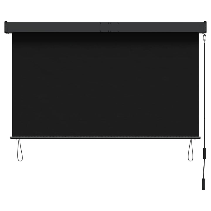 Rullegardin Sort 180 x 250 cm Stof og Aluminium