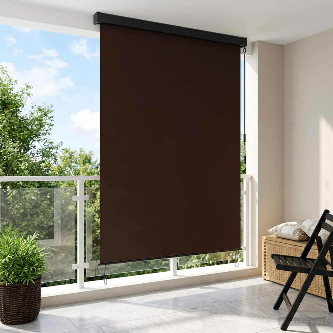 Rullegardin Brun 180 x 250 cm Stof og Aluminium