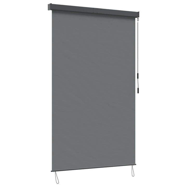 Rullegardin Lysegrå 180 x 250 cm Stof og Aluminium