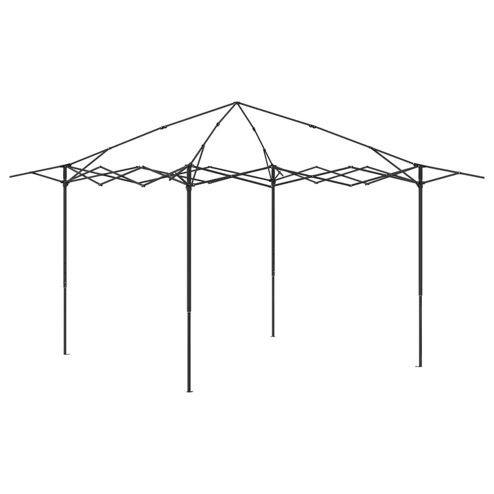 Gazebo uden Sider 2,6 x 2,6 m Creme og Brun
