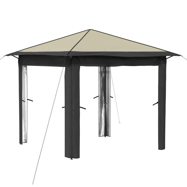 Gazebo uden Sider 2,6 x 2,6 m Creme og antracit