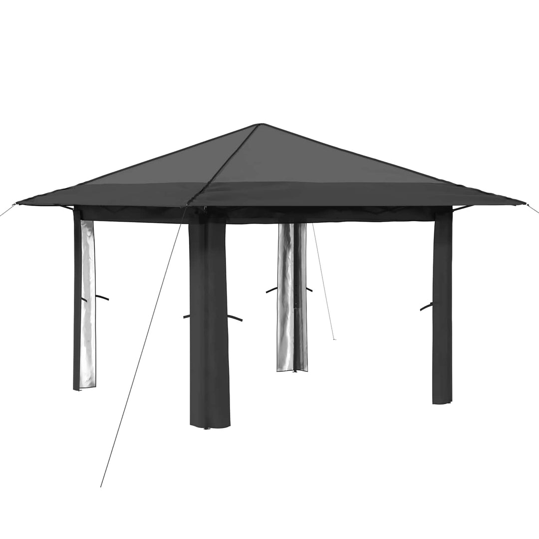 Gazebo uden Sider 3,3 x 3,3 m Lysegrå og antracit
