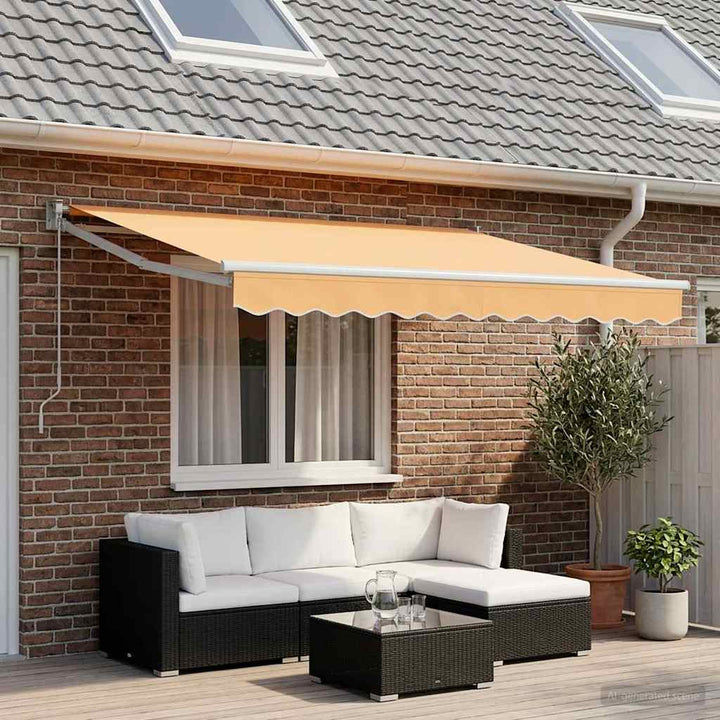 Reservedug til markise Sandfarvet 2,5 x 2 m Polyester