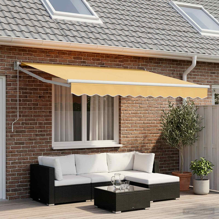 Reservedug til markise Sandfarvet 431 x 345 cm Polyester