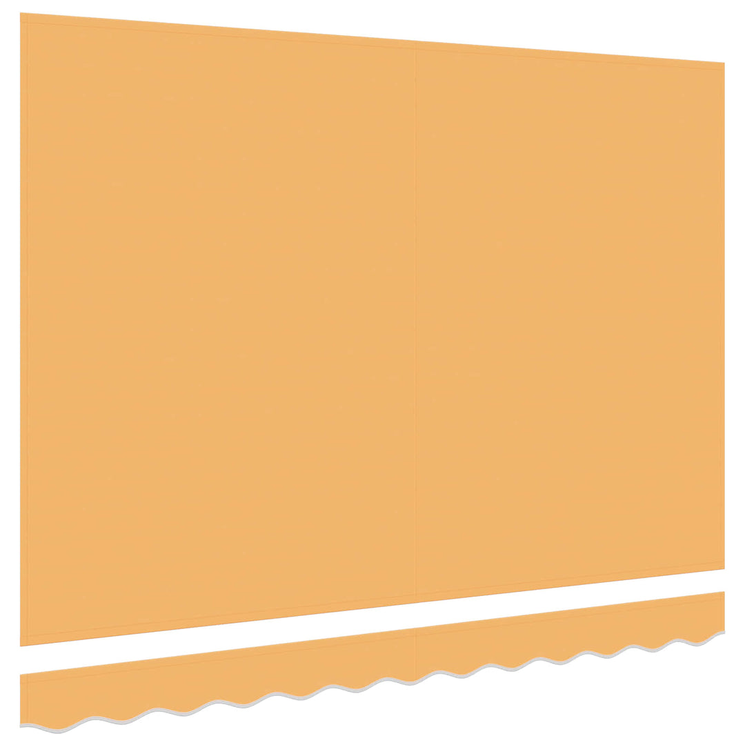 Reservedug til markise Sandfarvet 4,5 × 3,5 m Polyester