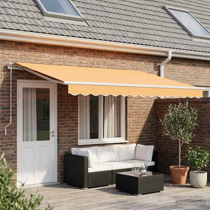 Reservedug til markise Sandfarvet 6 x 3 m Polyester