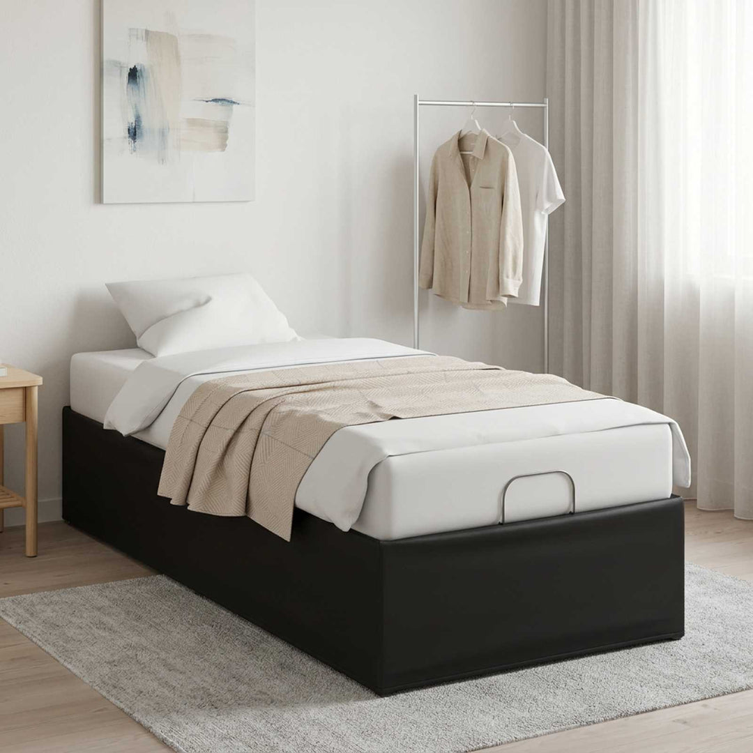 Elektrisk Justerbar Sengetramme Sort 200 x 90 x 33,5 cm Stål