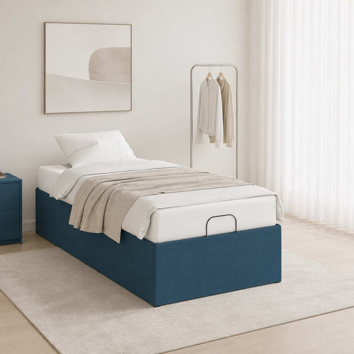 Elektrisk Justerbar Sengetramme Blå 200 x 90 x 33,5 cm Stål