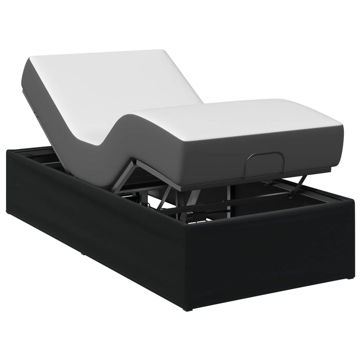 Elektrisk Justerbar Sengetramme Sort 200 x 80 x 33,5 cm Stål