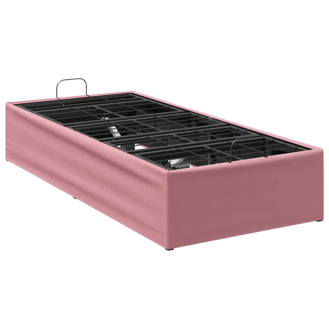 Elektrisk Justerbar Sengetramme Lyserød 200 x 80 x 33,5 cm Stål