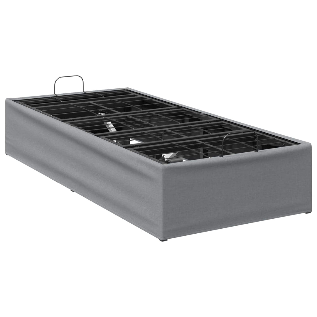 Elektrisk Justerbar Sengetramme Lysegrå 200 x 90 x 33,5 cm Stål