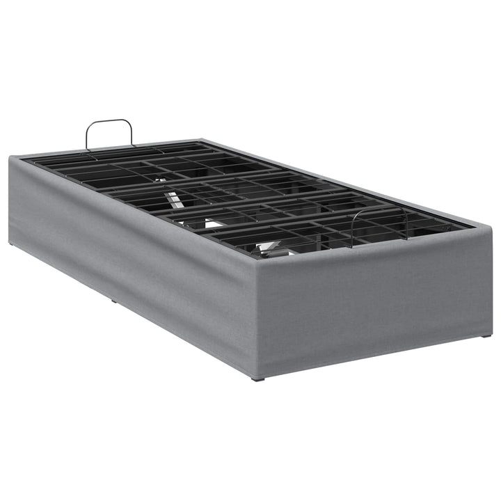 Elektrisk Justerbar Sengetramme Lysegrå 200 x 90 x 33,5 cm Stål