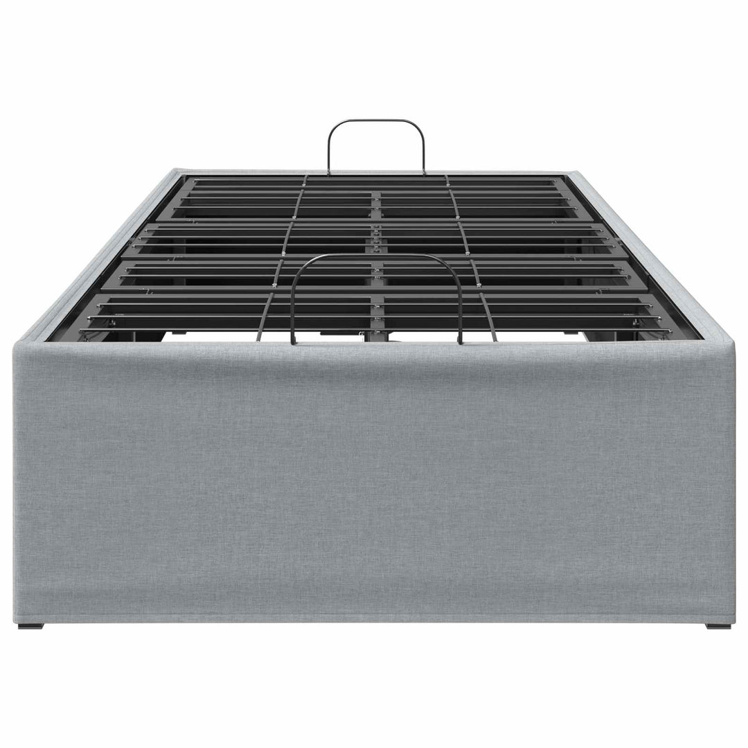 Elektrisk Justerbar Sengetramme Lysegrå 200 x 90 x 33,5 cm Stål