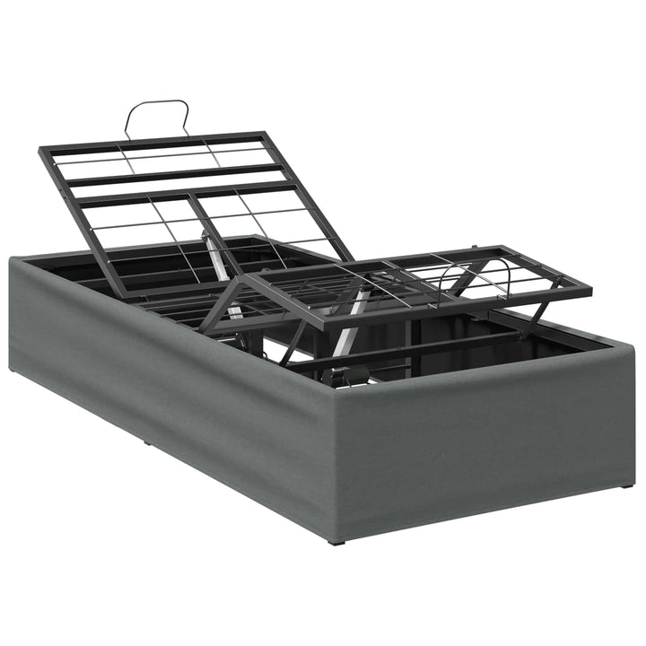 Elektrisk Justerbar Sengetramme Mørkegrå 200 x 90 x 33,5 cm