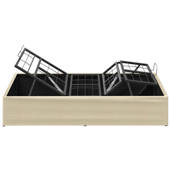Elektrisk Justerbar Sengetramme Cremefarvet 200 x 90 x 33,5 cm