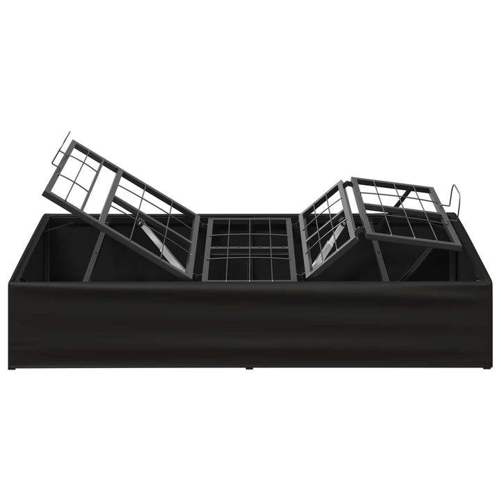 Elektrisk Justerbar Sengetramme Sort 200 x 90 x 33,5 cm Stål
