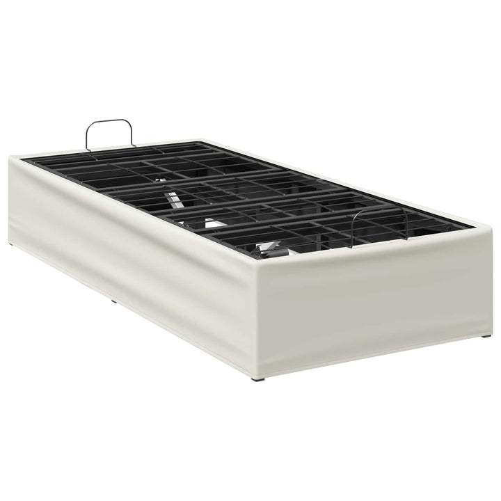 Elektrisk Justerbar Sengetramme Hvid 200 x 90 x 33,5 cm Stål