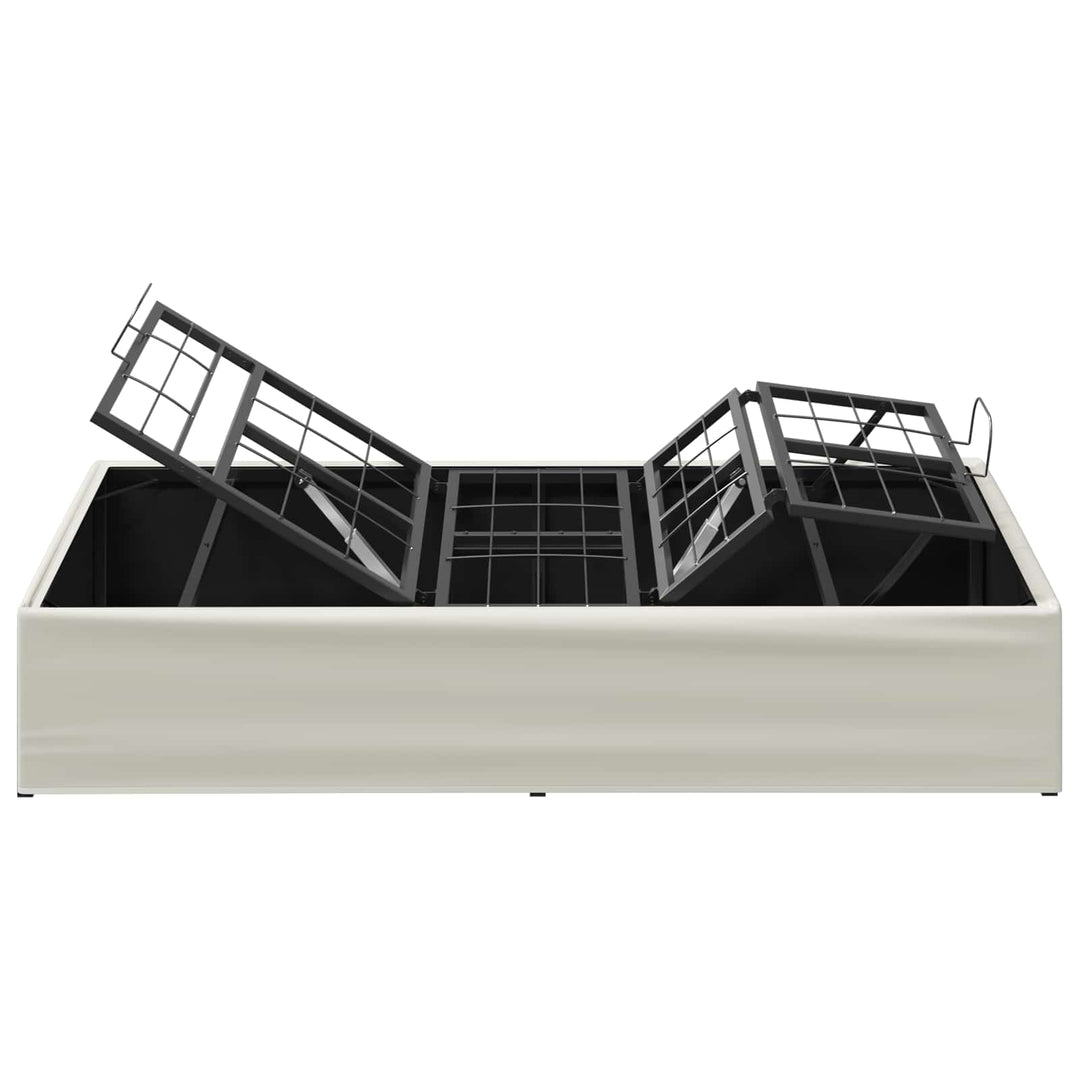 Elektrisk Justerbar Sengetramme Hvid 200 x 90 x 33,5 cm Stål