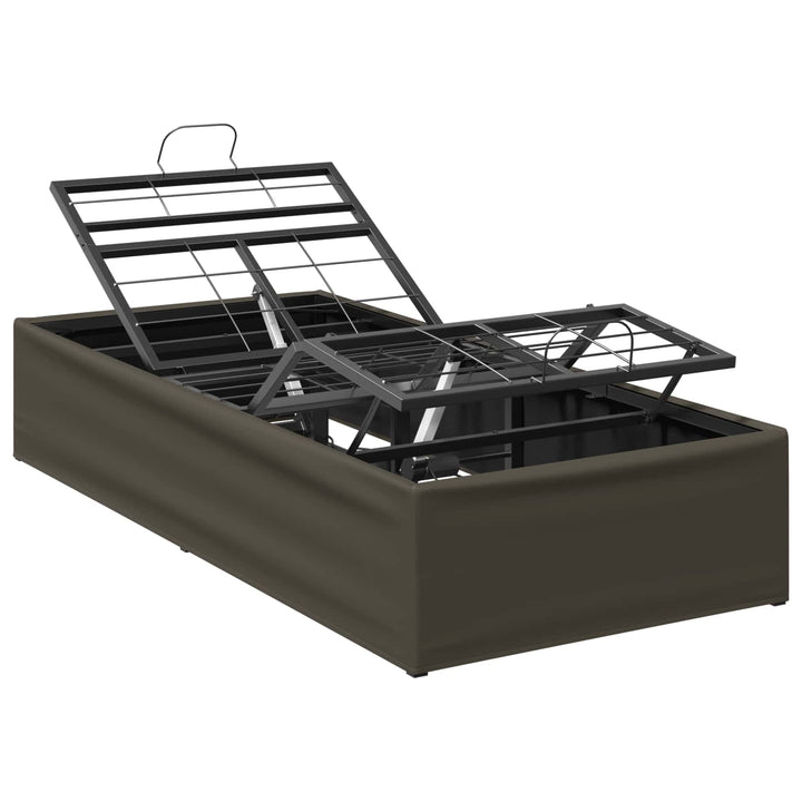 Elektrisk Justerbar Sengetramme Grå 200 x 90 x 33,5 cm Stål