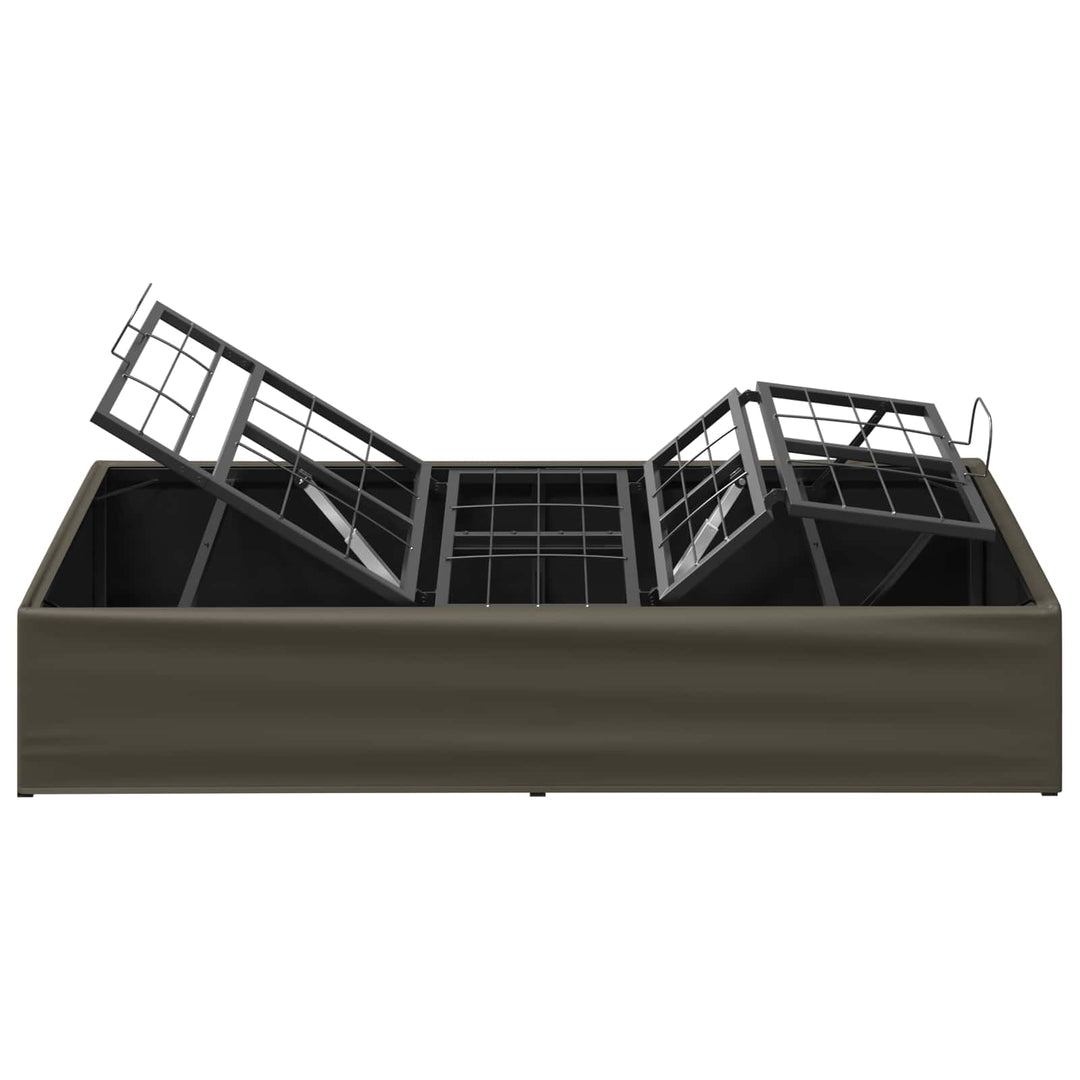 Elektrisk Justerbar Sengetramme Grå 200 x 90 x 33,5 cm Stål