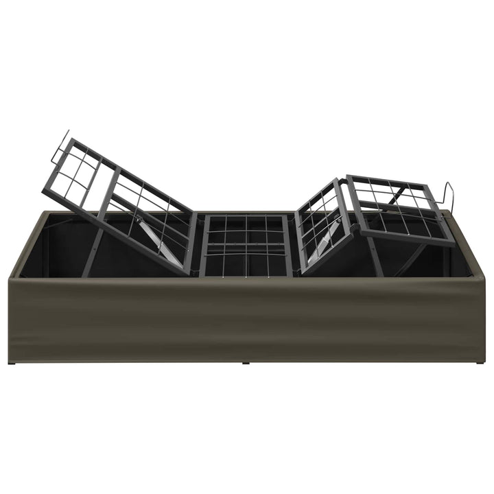 Elektrisk Justerbar Sengetramme Grå 200 x 90 x 33,5 cm Stål