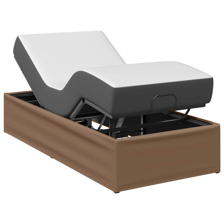 Elektrisk Justerbar Sengetramme Gyldenbrun 200 x 90 x 33,5 cm