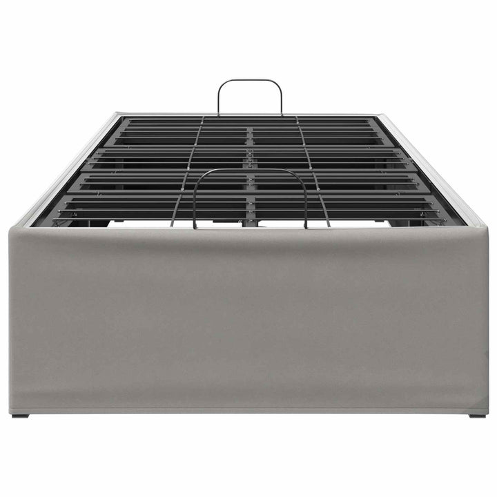 Elektrisk Justerbar Sengetramme Lysegrå 200 x 90 x 33,5 cm Stål