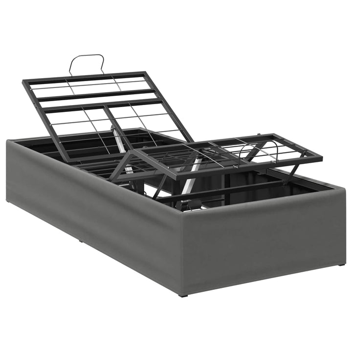 Elektrisk Justerbar Sengetramme Mørkegrå 200 x 90 x 33,5 cm