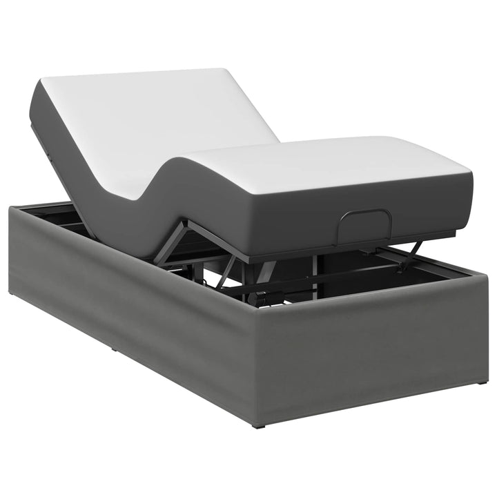 Elektrisk Justerbar Sengetramme Mørkegrå 200 x 90 x 33,5 cm