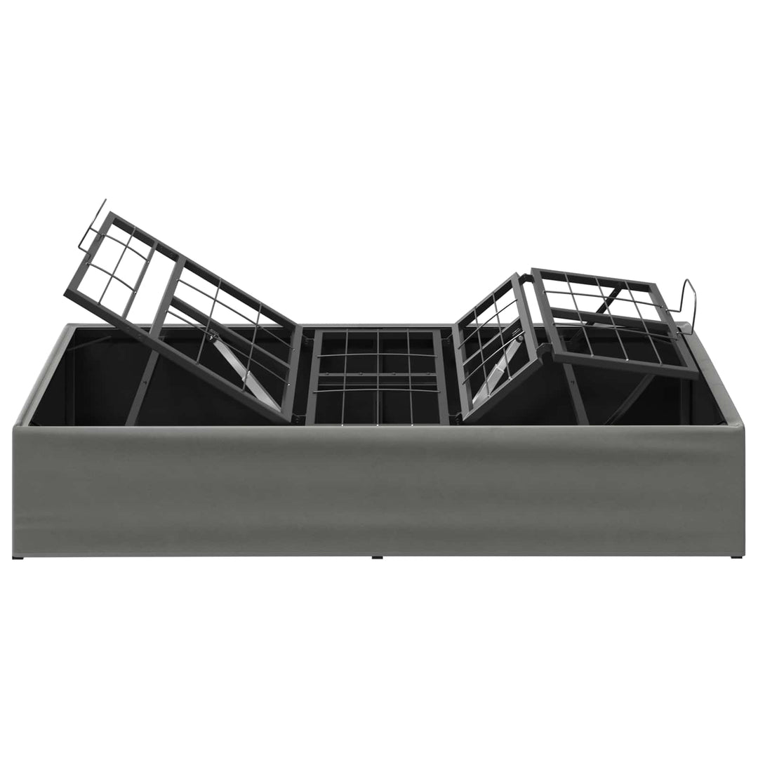 Elektrisk Justerbar Sengetramme Mørkegrå 200 x 90 x 33,5 cm
