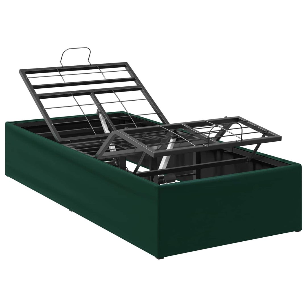 Elektrisk Justerbar Sengetramme Skovgrøn 200 x 90 x 33,5 cm