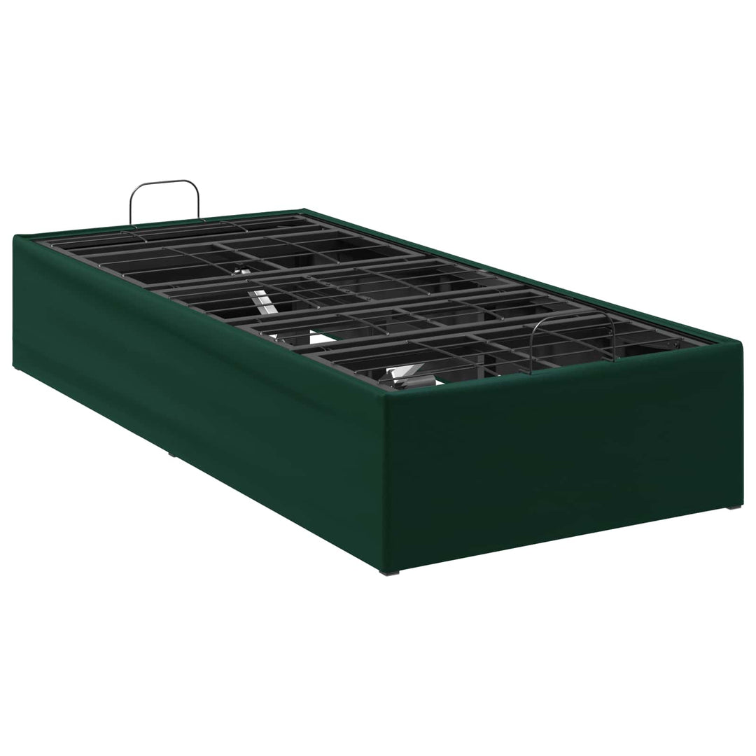 Elektrisk Justerbar Sengetramme Skovgrøn 200 x 90 x 33,5 cm