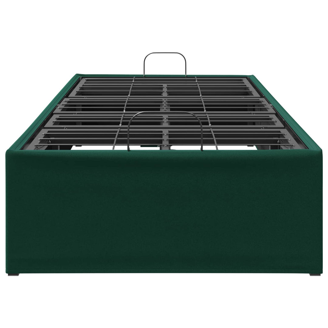 Elektrisk Justerbar Sengetramme Skovgrøn 200 x 90 x 33,5 cm