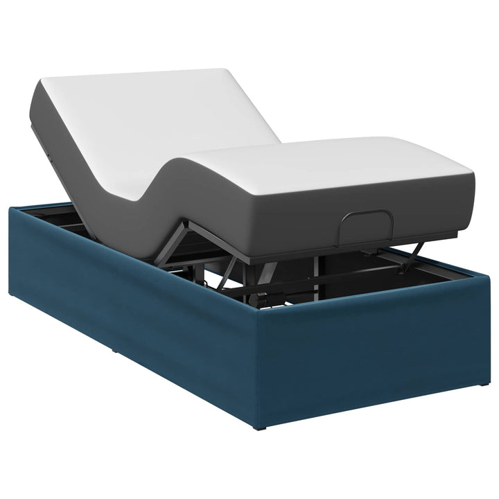 Elektrisk Justerbar Sengetramme Blå 200 x 90 x 33,5 cm Stål