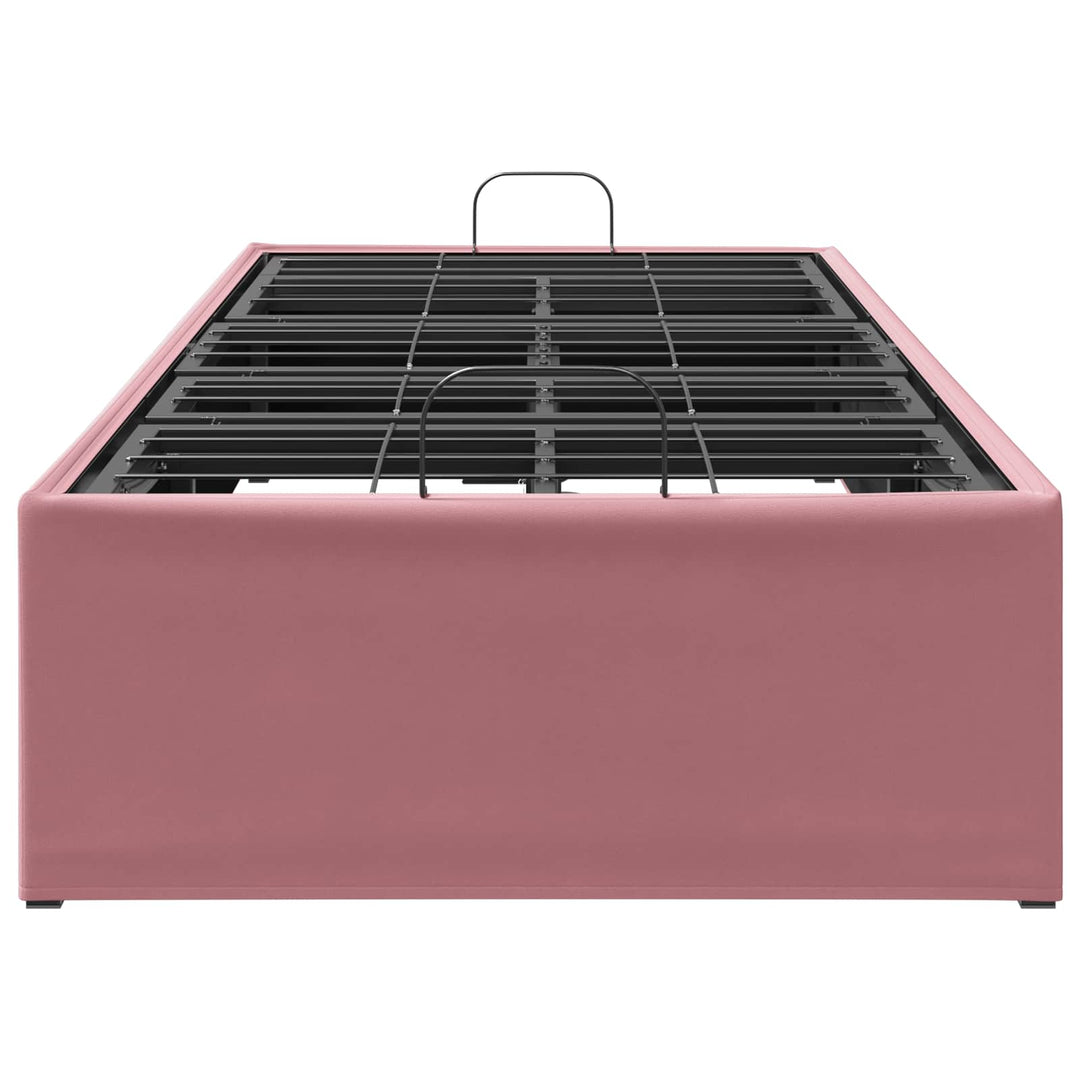 Elektrisk Justerbar Sengetramme Lyserød 200 x 90 x 33,5 cm Stål