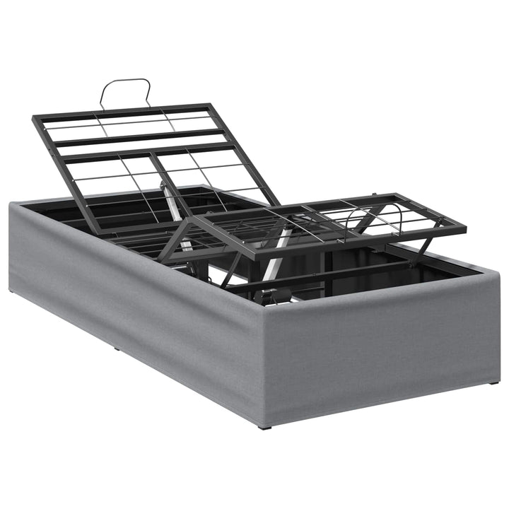 Elektrisk Justerbar Sengetramme Lysegrå 200 x 100 x 33,5 cm