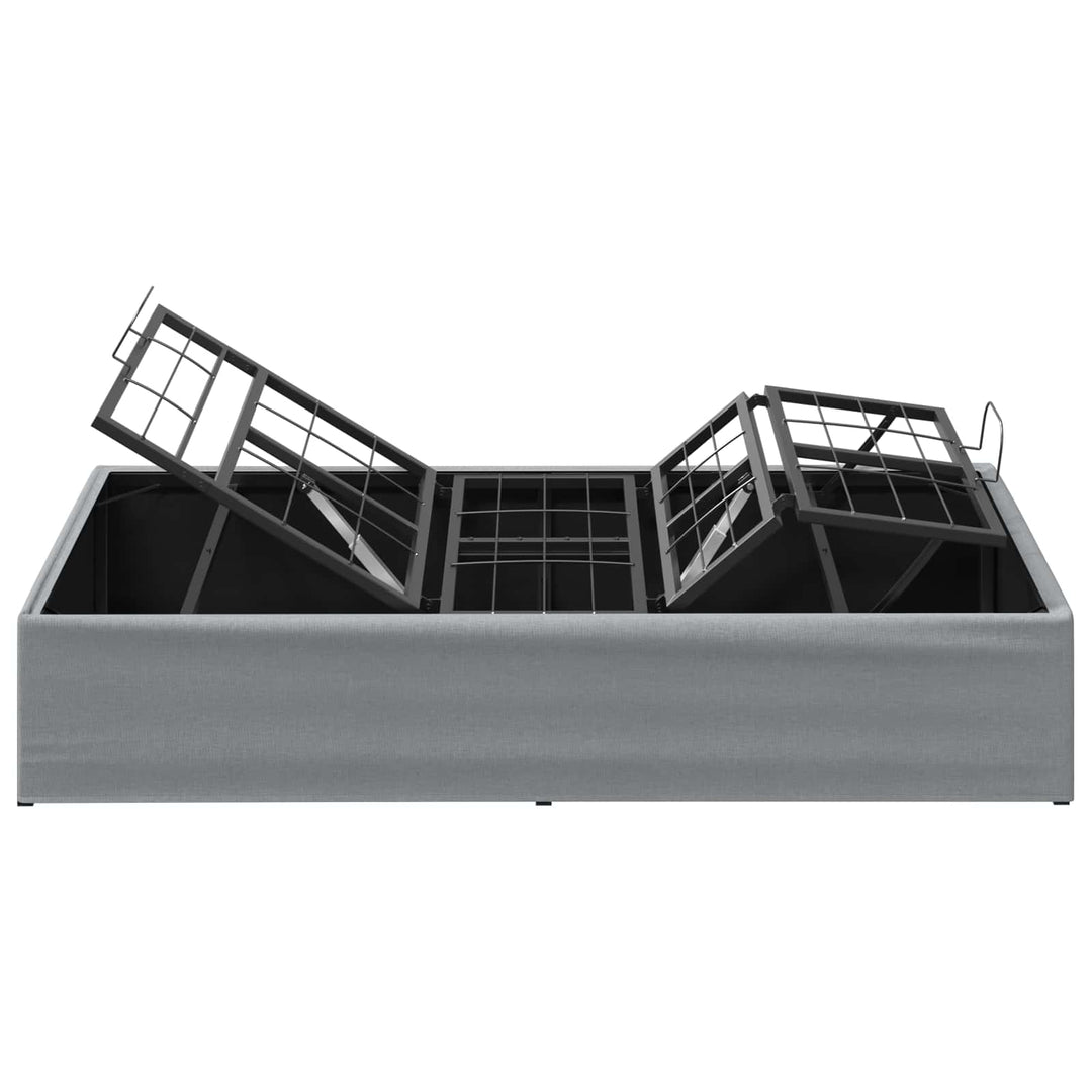 Elektrisk Justerbar Sengetramme Lysegrå 200 x 100 x 33,5 cm