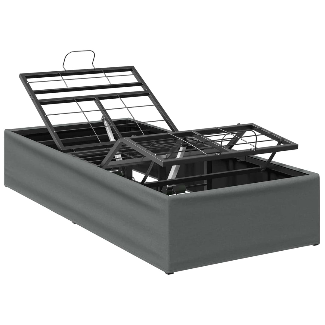 Elektrisk Justerbar Sengetramme Mørkegrå 200 x 100 x 33,5 cm
