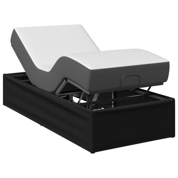 Elektrisk Justerbar Sengetramme Sort 200 x 100 x 33,5 cm Stål