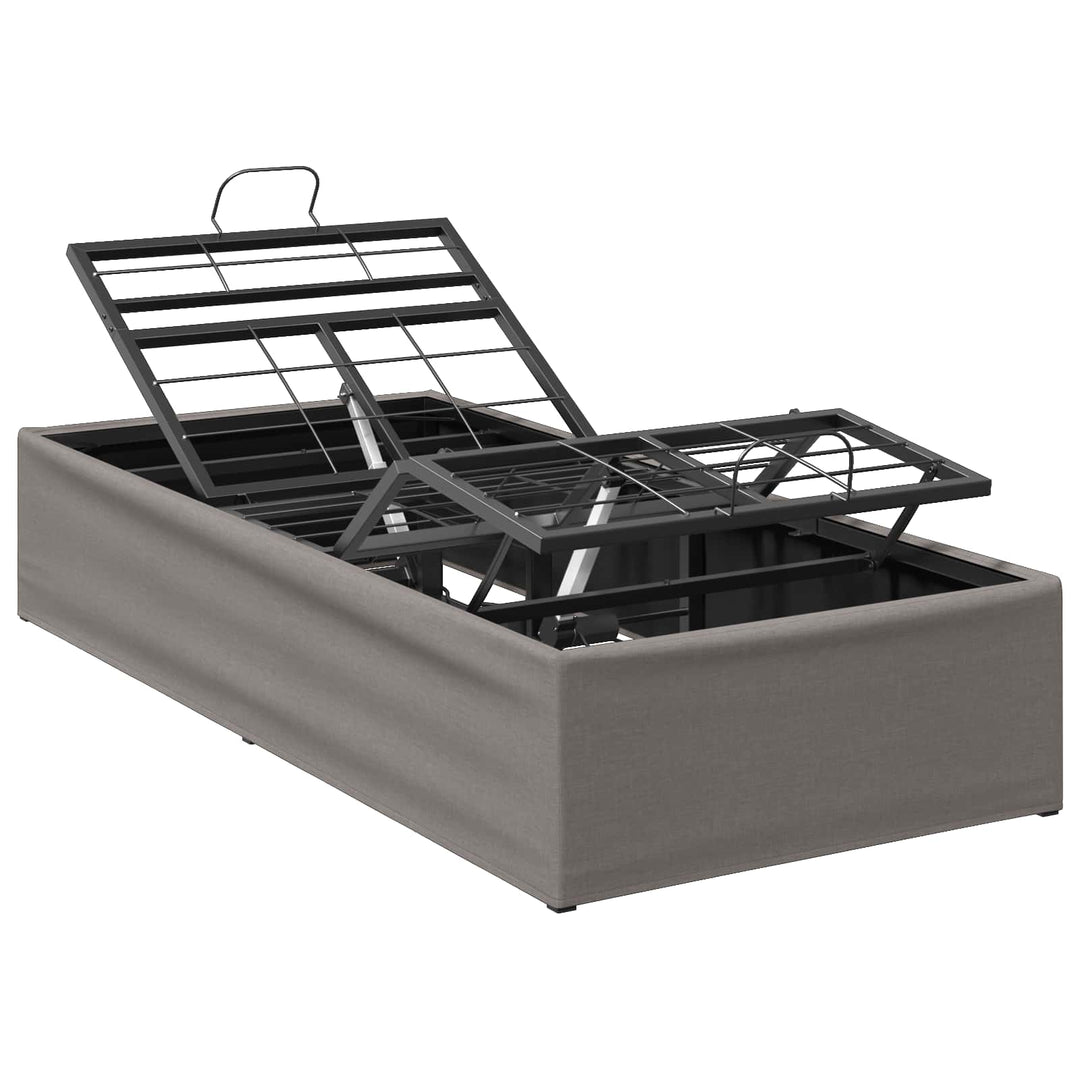 Elektrisk Justerbar Sengetramme Gråbrun 200 x 100 x 33,5 cm