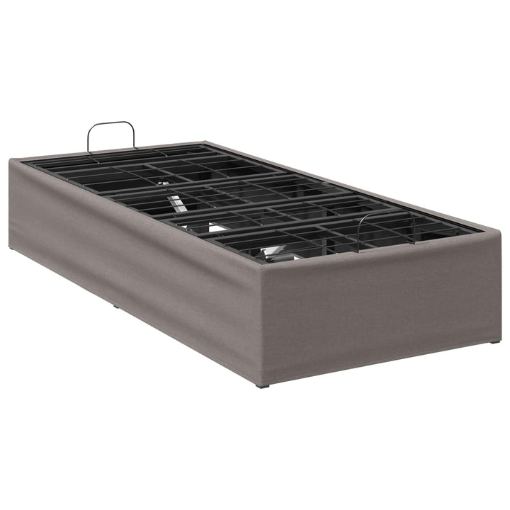 Elektrisk Justerbar Sengetramme Gråbrun 200 x 100 x 33,5 cm