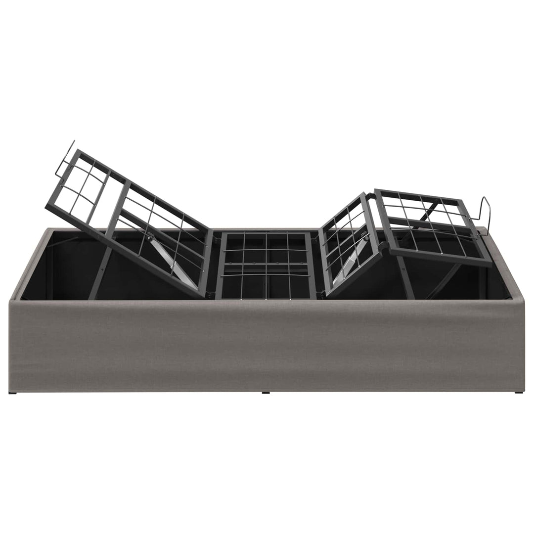 Elektrisk Justerbar Sengetramme Gråbrun 200 x 100 x 33,5 cm