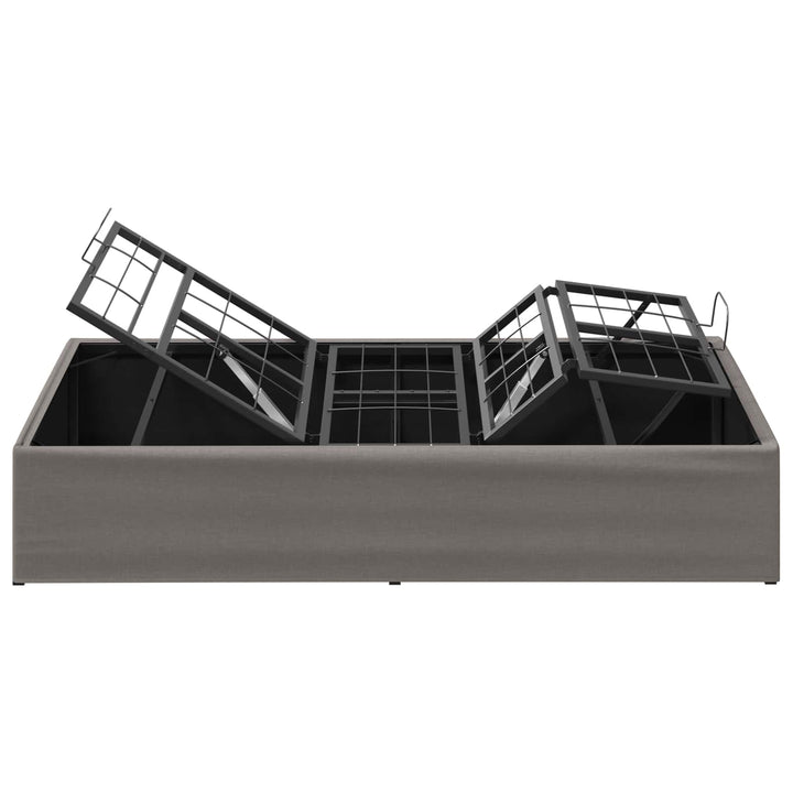 Elektrisk Justerbar Sengetramme Gråbrun 200 x 100 x 33,5 cm